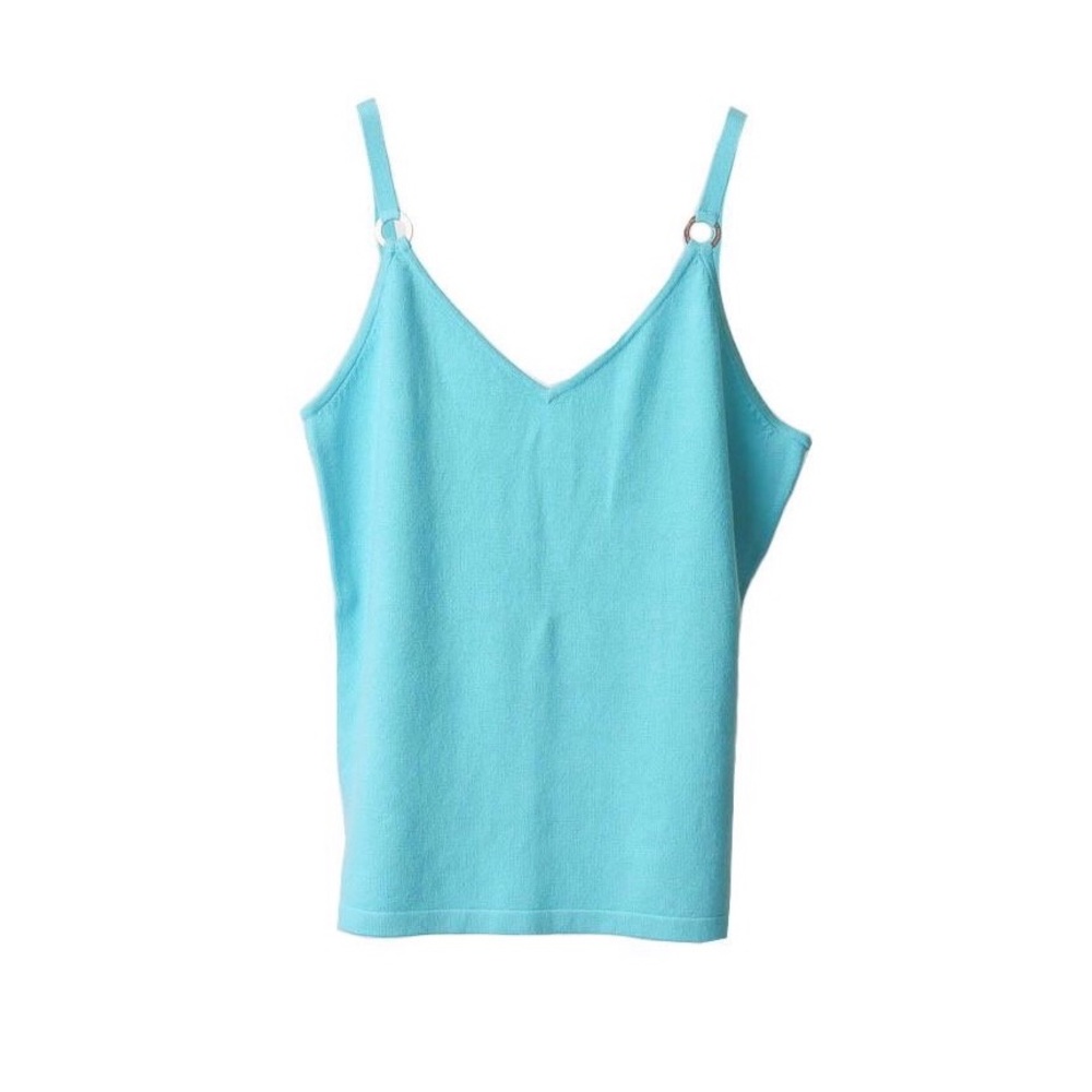 MICHAEL KORS Turquoise Cami Knit Top